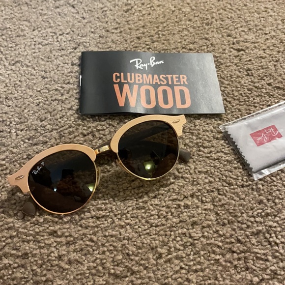 Ray ban club master wood  NEVER USED - Picture 4 of 7